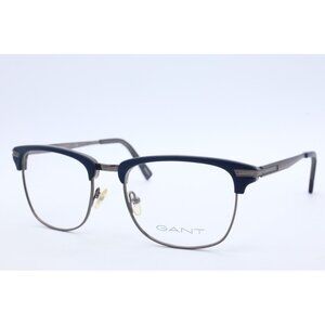 GANT GA 3090 091 Club Master Matte Navy Blue Eyeglasses Clear Lenses 53mm